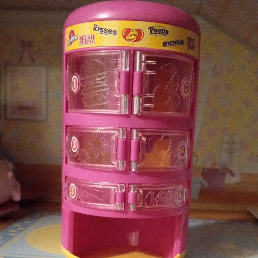 Pink Candy Organizer Tower with Clear Drawers